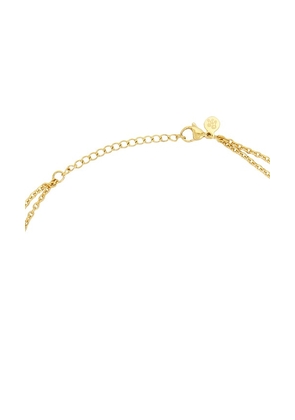 petit moments Solar Necklace in Metallic Gold.