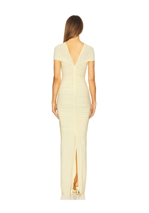 Ronny Kobo x REVOLVE Nasha Dress in Yellow. Size M. Also in XS, S, L.