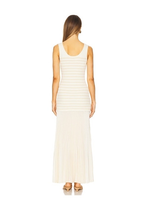 Rag & Bone Millie Stripe Tank Dress in Cream,Neutral. Size M. Also in XL.