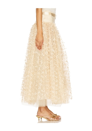 SIEDRES Mosean Skirt in Beige. Size 32. Also in 34, 36.