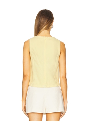 Rag & Bone Ultra Featherweight Myla Top in Lemon. Size XS. Also in XXS.
