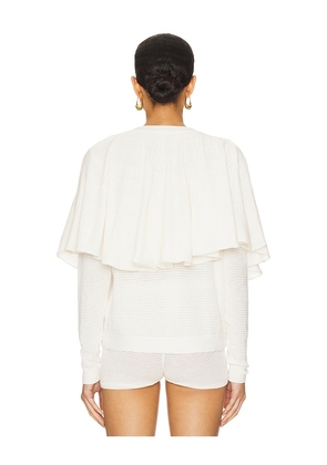 SIEDRES Xenia Cardigan in White. Size M. Also in L, S, XS, XXS.