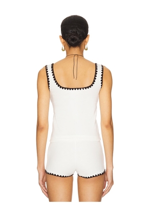 SIEDRES Imena Top in White. Size S. Also in M.