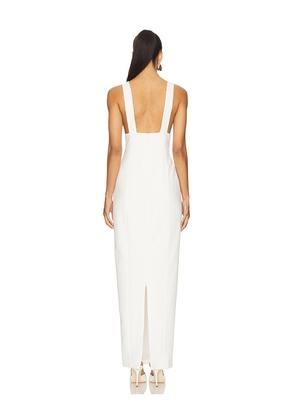 SANS FAFF Stella Maxi Gown in White. Size S. Also in M.