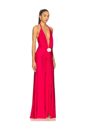 Shani Shemer Olesia Maxi Dress in Red. Size M. Also in XS, S, L.