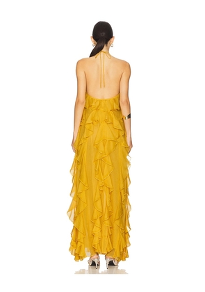 Ronny Kobo Liora Dress in Mustard. Size M. Also in L.