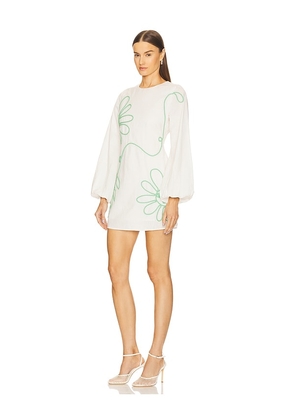 The Wolf Gang Luna Mini Dress in Ivory. Size XS. Also in L, XL.
