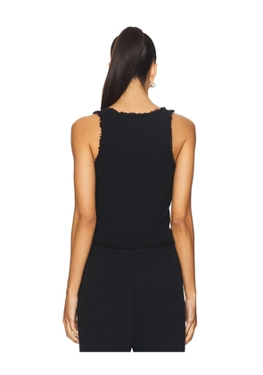 SNDYS Skyler Knit Top in Black. Size M. Also in XXS, XS, S, XL.