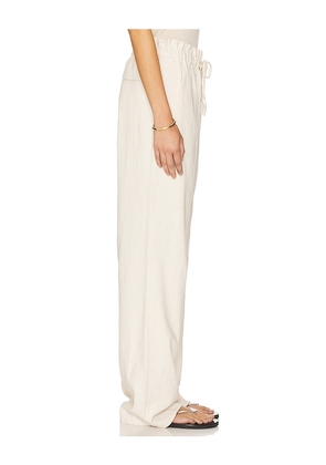 Rue Sophie Sieste Pant in Beige. Size M. Also in S, XL.