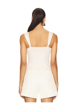 Susana Monaco Angle Wire Angle Strap Top in Neutral. Size M. Also in XS, S, L, XL.