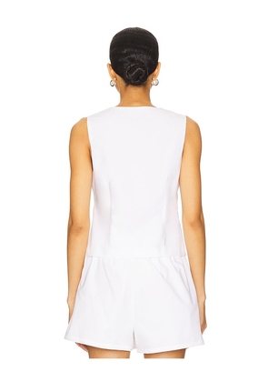 Steve Madden Aliza Top in White. Size M. Also in XS, L, XL.