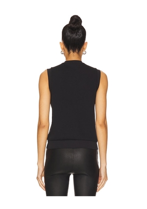 SPRWMN Shrunken Vest in Black. Size M. Also in XS, L.