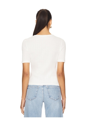 SAMSOE SAMSOE Sajuni Short Sleeve Cardigan in White. Size M. Also in L.