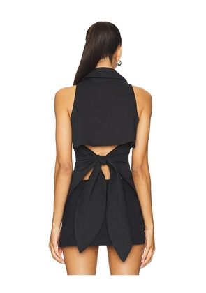 SIMONMILLER Loch Sleeveless Poplin Button Up in Black. Size M. Also in L.