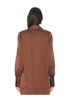 ROCOCO SAND x REVOLVE Shirt in Brown. Size M. Also in L, XL.
