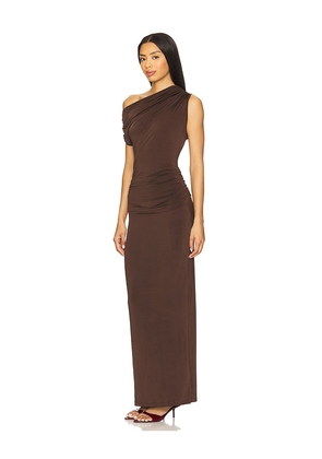 superdown Morgana Skirt Set in Chocolate. Size M. Also in XXS, XS, S.