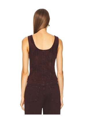 Rag & Bone Poppy Top in Burgundy. Size 12. Also in 2, 4.