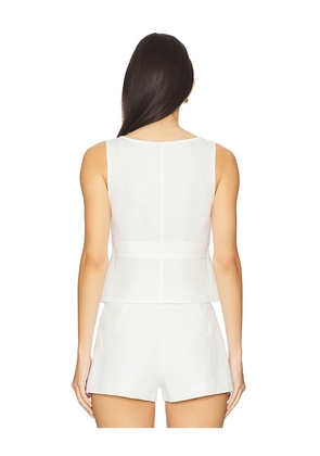 PAIGE Caine Top in White. Size 14. Also in 2, 4, 6, 8, 12.