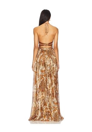retrofete Kimmy Dress in Brown. Size M. Also in L.