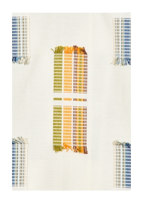 PEREGRINE Quay Cuban Collar Shirt in White. Size M. Also in S, L.