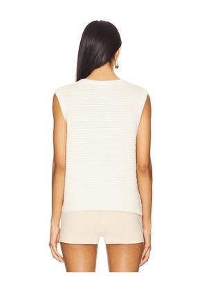 Sanctuary Textured Sweater Vest in Neutral. Size S. Also in XS.