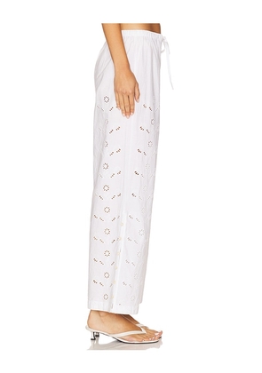 Stone Cold Fox x REVOLVE Vanessa Pant in White. Size M. Also in S, L, XL.