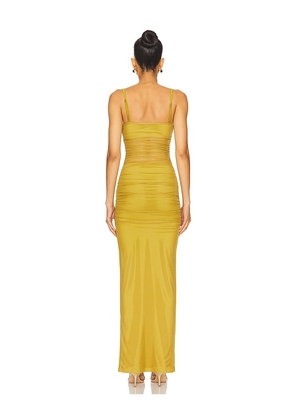superdown Celeste Maxi Dress in Olive. Size M. Also in XS, L.