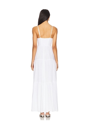 Tularosa Tilda Maxi Dress in White. Size M. Also in XS, XXS, S, L, XL.