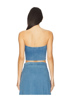 Susana Monaco Stretch Denim Tube in Blue. Size M. Also in XS, S, L, XL.
