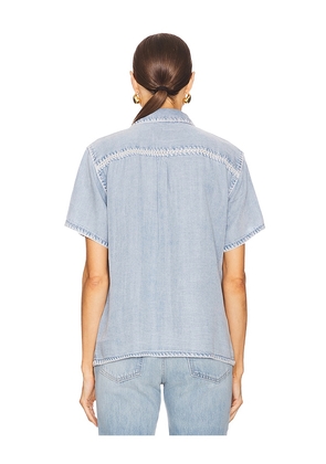 Rails Lea Top in Blue. Size M. Also in XS, S, L, XL.
