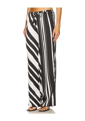 SNDYS Agnes Pant in Black,White. Size S. Also in XS.