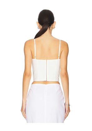SNDYS Elsie Top in White. Size M. Also in L, XL, XXL.