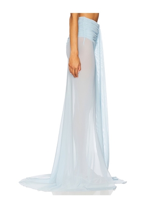 Shani Shemer Isannah Maxi Skirt in Baby Blue. Size M. Also in L.