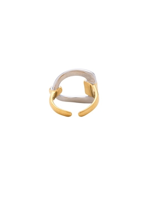 petit moments Bit Ring in Metallic Gold,Metallic Silver.