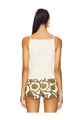 Tularosa Wesley Top in Cream. Size M. Also in L, XL.