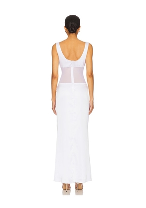 superdown Astri Maxi Dress in White. Size M. Also in XS, S, L.