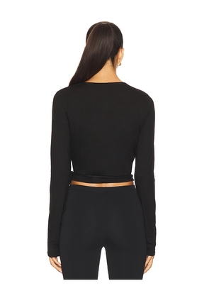 superdown Charlie Wrap Top in Black. Size S. Also in XS.