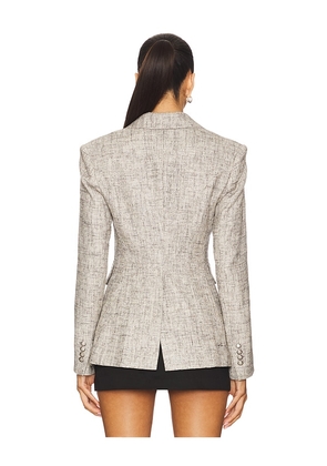 Smythe Seamed Blazer in Grey. Size 2. Also in 4, 6.