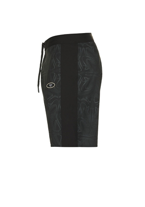 Rivvia Projects Logger 18 Maze Trunk in Black. Size 32. Also in 30, 34, 36.