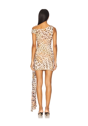 Runaway The Label Mara Mini Dress in Brown. Size M. Also in XS, S.