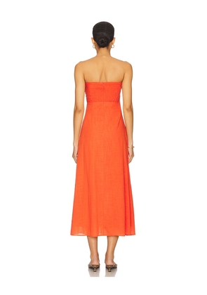 SNDYS x REVOLVE Lilly Dress in Burnt Orange. Size M. Also in XS.