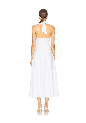 SNDYS Talassa Maxi Dress in White. Size M. Also in XS, XL.