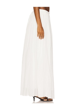 Tularosa Noor Maxi Skirt in White. Size M. Also in XXS, XS, S, XL.