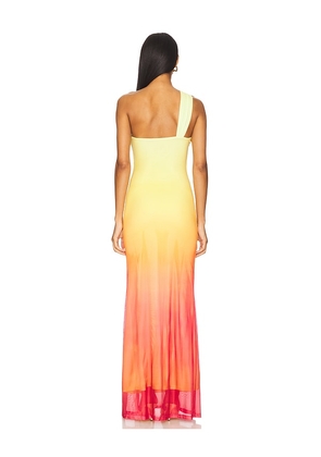 Runaway The Label Kyree Maxi Dress in Yellow. Size M. Also in L, S, XL, XS.