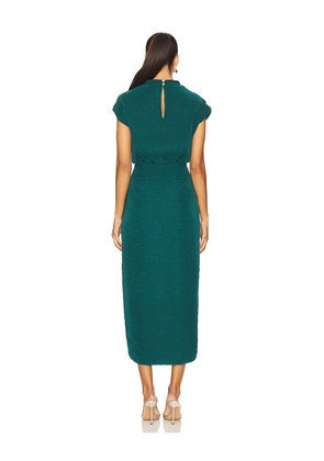 SAYLOR Delmara Dress in Dark Green. Size S. Also in XS, M.