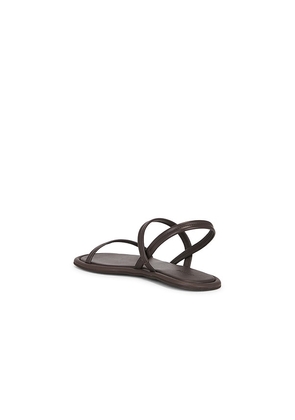 St. Agni Fine Strap Sandal in Brown. Size 37. Also in 38.