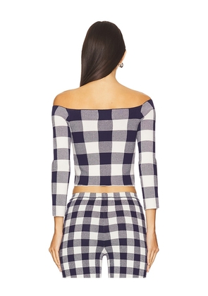 SEROYA Vale Top in Navy. Size S. Also in M, XS, XXS.