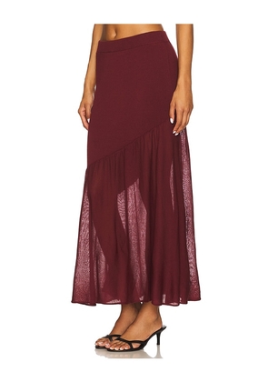 Steve Madden Aneira Skirt in Wine. Size S. Also in XS, L.