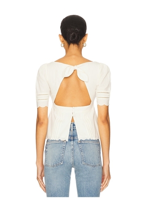 Stone Cold Fox x REVOLVE Shay Top in Ivory. Size M. Also in XS, S, XL.