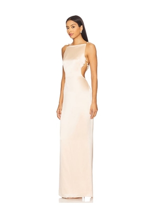 retrofete Evita Dress in Beige. Size M. Also in XL.